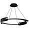 Modern Forms Ilios 32 1/4" Wide Black LED Pendant Light