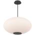 Modern Forms Illusion 22" Wide 1-Light LED Modern Oval Globe Pendant