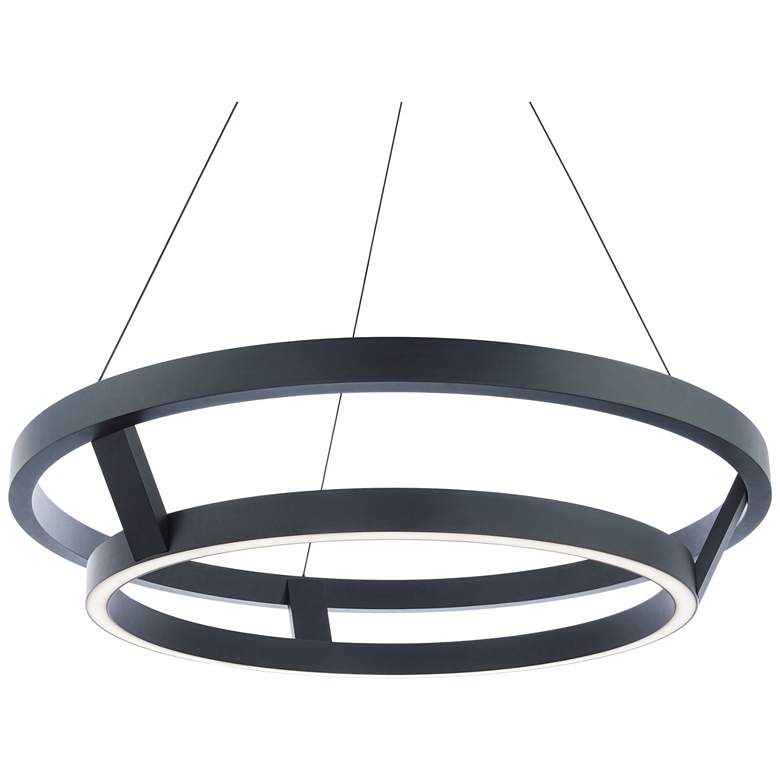 Image 1 Modern Forms Imperial 42" Wide Black LED Chandelier