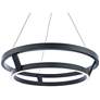 1_Modern Forms Imperial 42" Wide Black LED Chandelier