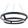 Modern Forms Imperial 42" Wide Black LED Chandelier