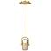 Modern Forms Jazz 5" Wide Brushed Brass LED Mini Pendant