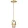 Modern Forms Jazz 5" Wide Brushed Brass LED Mini Pendant