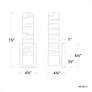 Thumbnail3 of Modern Forms Juliet 15" High Black LED Wall Sconce more views