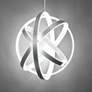 Modern Forms Kinetic 28" Wide Titanium 4-Light LED Pendant