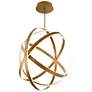 1_Modern Forms Kinetic 38" Wide Aged Brass LED Pendant Light