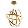 2_Modern Forms Kinetic 38" Wide Aged Brass LED Pendant Light more views