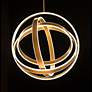 3_Modern Forms Kinetic 38" Wide Aged Brass LED Pendant Light more views