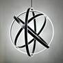 Modern Forms Kinetic 38" Wide Black 4-Light LED Pendant