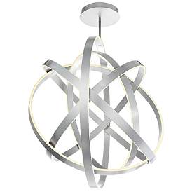 Image1 of Modern Forms Kinetic 60" Wide Titanium 5-Light LED Pendant