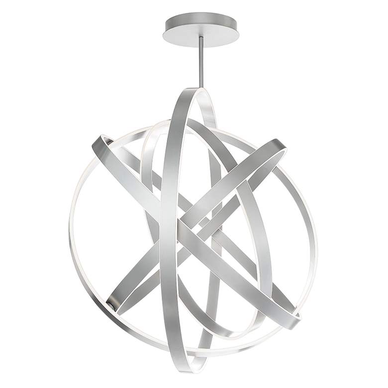 Image 2 Modern Forms Kinetic 60 inch Wide Titanium 5-Light LED Pendant more views