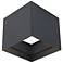 Modern Forms Kube 5" Wide Black LED Outdoor Ceiling Light