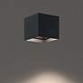 1_Modern Forms Kube 5" Wide Black LED Outdoor Ceiling Light