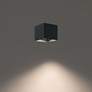 4_Modern Forms Kube 5" Wide Black LED Outdoor Ceiling Light more views