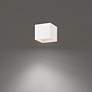 3_Modern Forms Kube 5" Wide White LED Outdoor Ceiling Light more views