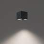 3_Modern Forms Kube 5"W Black 3500K LED Outdoor Ceiling Light more views