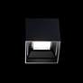 5_Modern Forms Kube 5"W Black 3500K LED Outdoor Ceiling Light more views