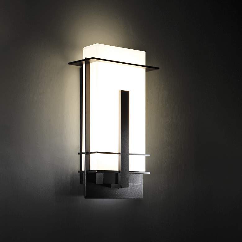 Image 2 Modern Forms Kyoto 10" High Bronze LED Outdoor Wall Light more views