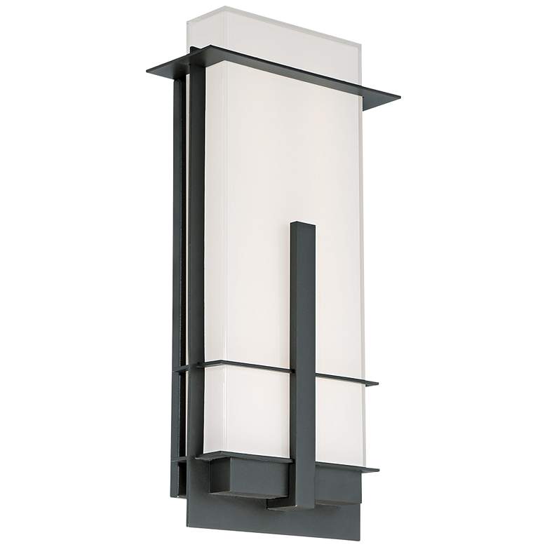 Image 1 Modern Forms Kyoto 20" High Bronze LED Outdoor Wall Light