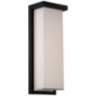 Modern Forms Ledge 14" High Black LED Outdoor Wall Light