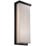 Modern Forms Ledge 20&quot; High Black LED Outdoor Wall Light