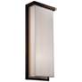 Modern Forms Ledge 20" High Bronze LED Outdoor Wall Light