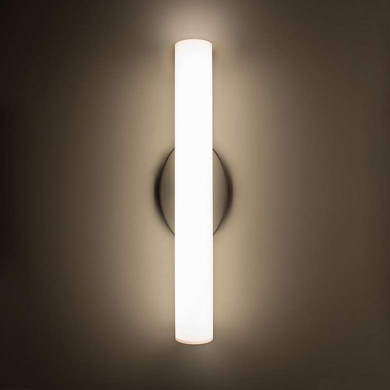 Image 3 Modern Forms Loft 18" Wide Brushed Nickel LED Bath Light more views