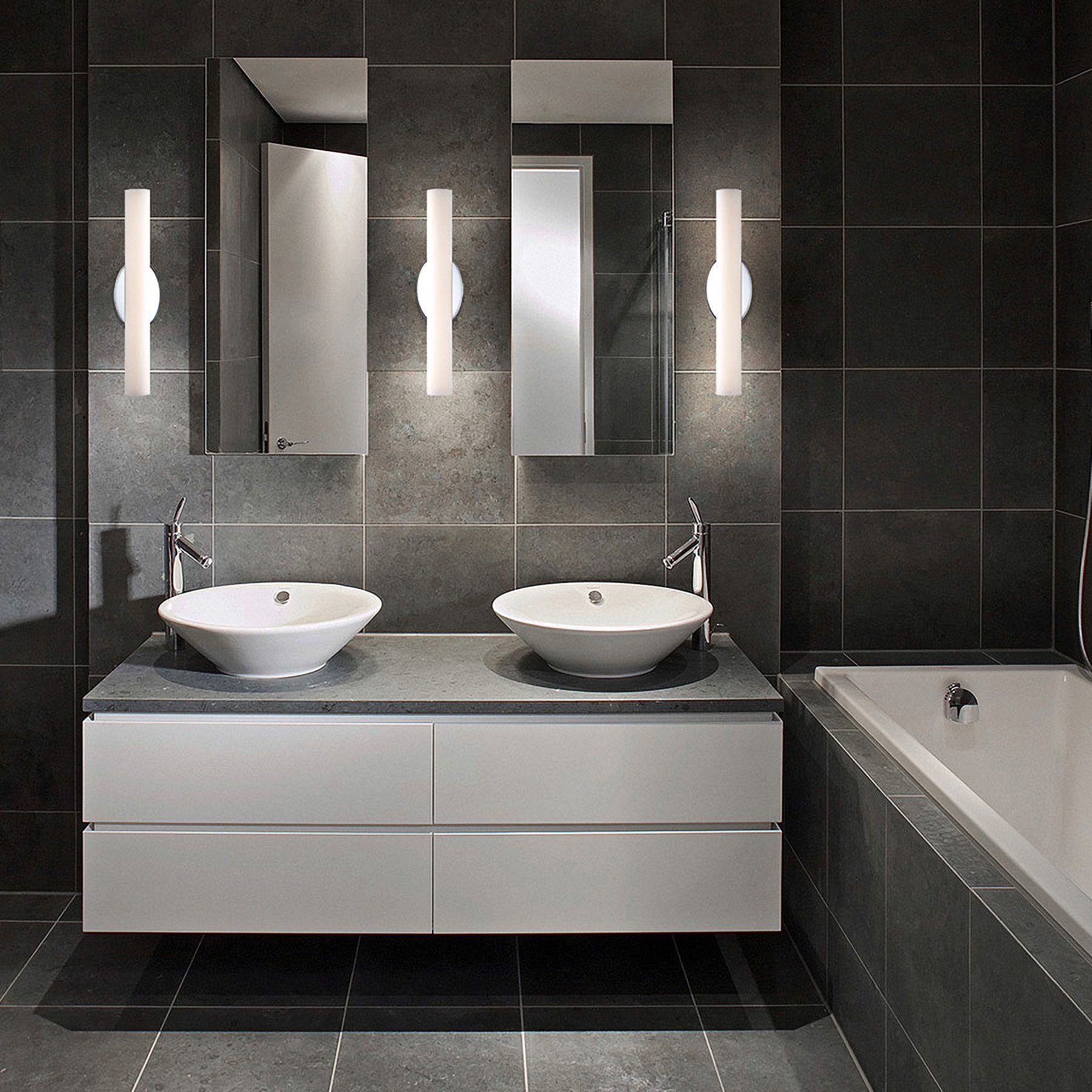 Modern Forms Loft 18 Wide Chrome LED Bath Light 59A82 Lamps Plus