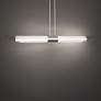 1_Modern Forms Luzerne 56"W Brushed Nickel LED Pendant Light