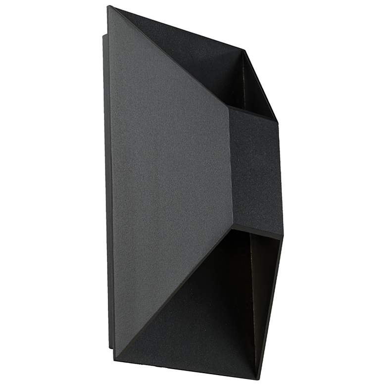 Image 2 Modern Forms Maglev 10" High Black LED Outdoor Wall Light