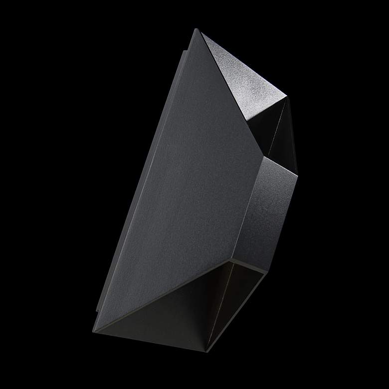 Image 5 Modern Forms Maglev 10" High Black LED Outdoor Wall Light more views