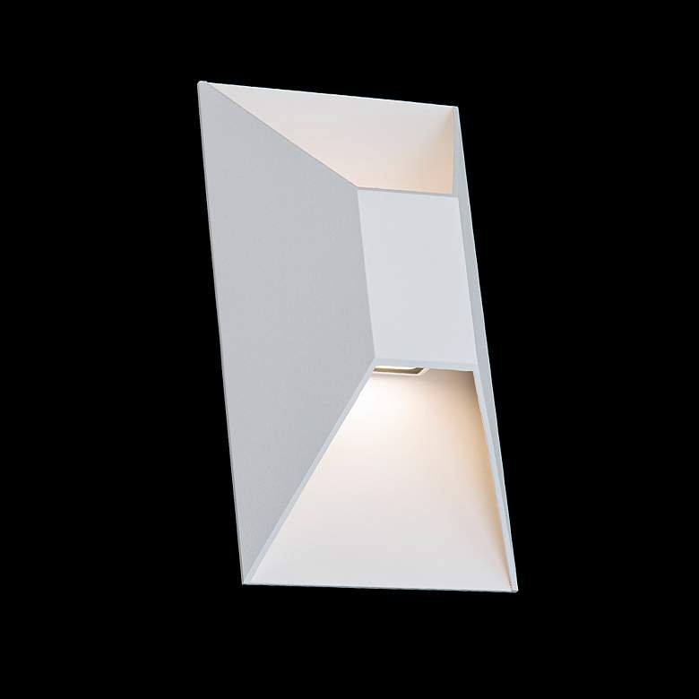 Image 5 Modern Forms Maglev 10" High White LED Outdoor Wall Light more views