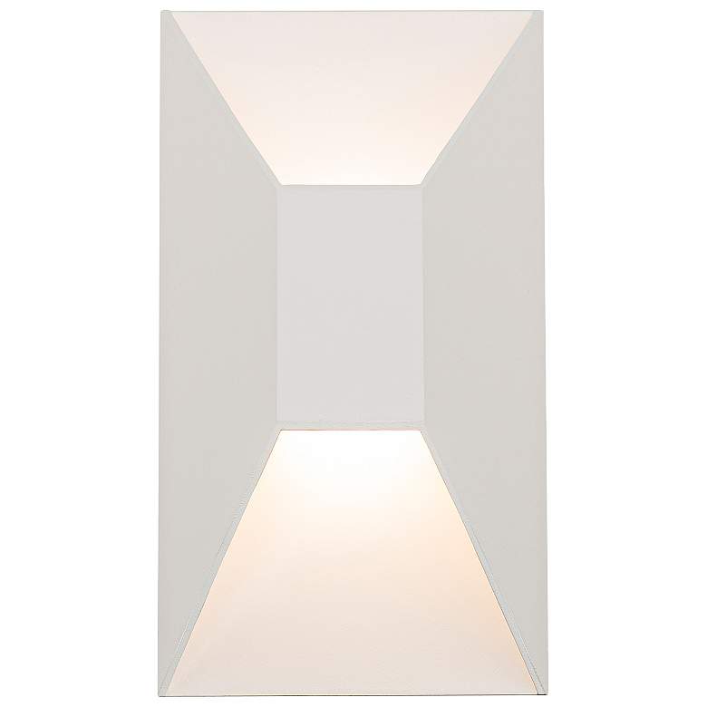 Image 4 Modern Forms Maglev 10" High White LED Outdoor Wall Light more views