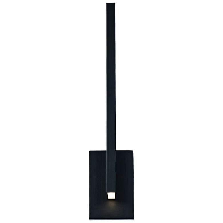 Image 3 Modern Forms Mako 22" High Black LED Outdoor Wall Light more views