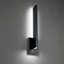 Thumbnail1 of Modern Forms Mako 22" High Black LED Outdoor Wall Light