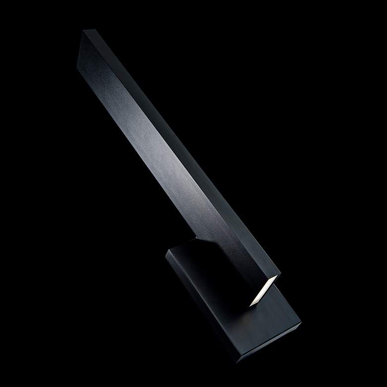 Image 5 Modern Forms Mako 22" High Black LED Outdoor Wall Light more views