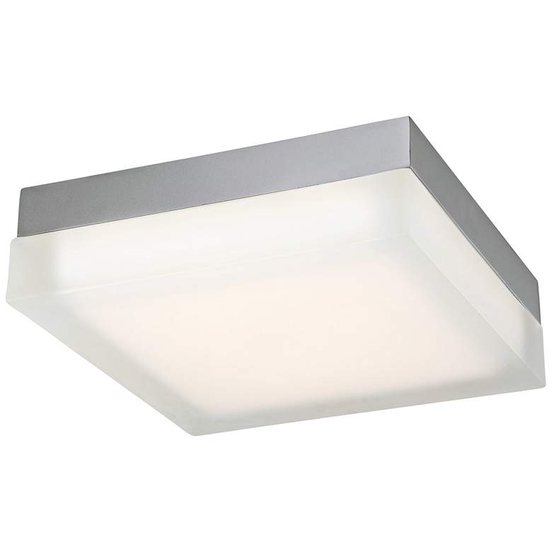 Image 2 Modern Forms Matrix 12" Wide Titanium LED Ceiling Light