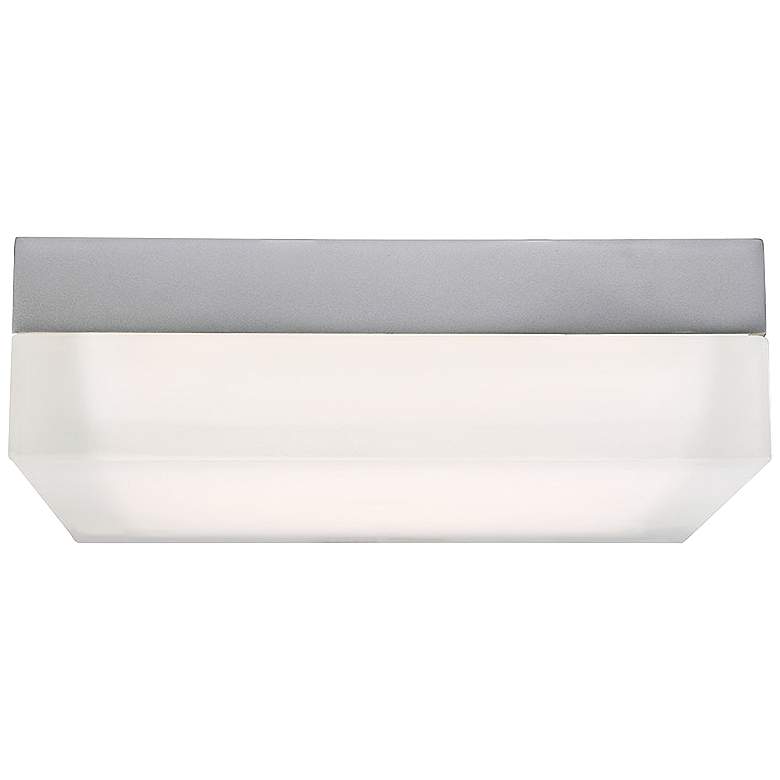 Image 3 Modern Forms Matrix 12" Wide Titanium LED Ceiling Light more views
