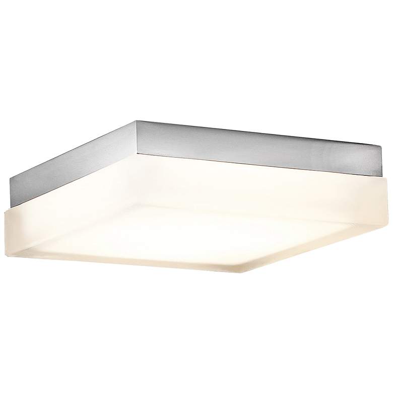 Image 2 Modern Forms Matrix 9 inch Wide Titanium LED Ceiling Light