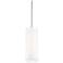Modern Forms Metropolis 5"W Brushed Nickel LED Mini Pendant