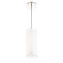 3_Modern Forms Metropolis 5"W Brushed Nickel LED Mini Pendant more views