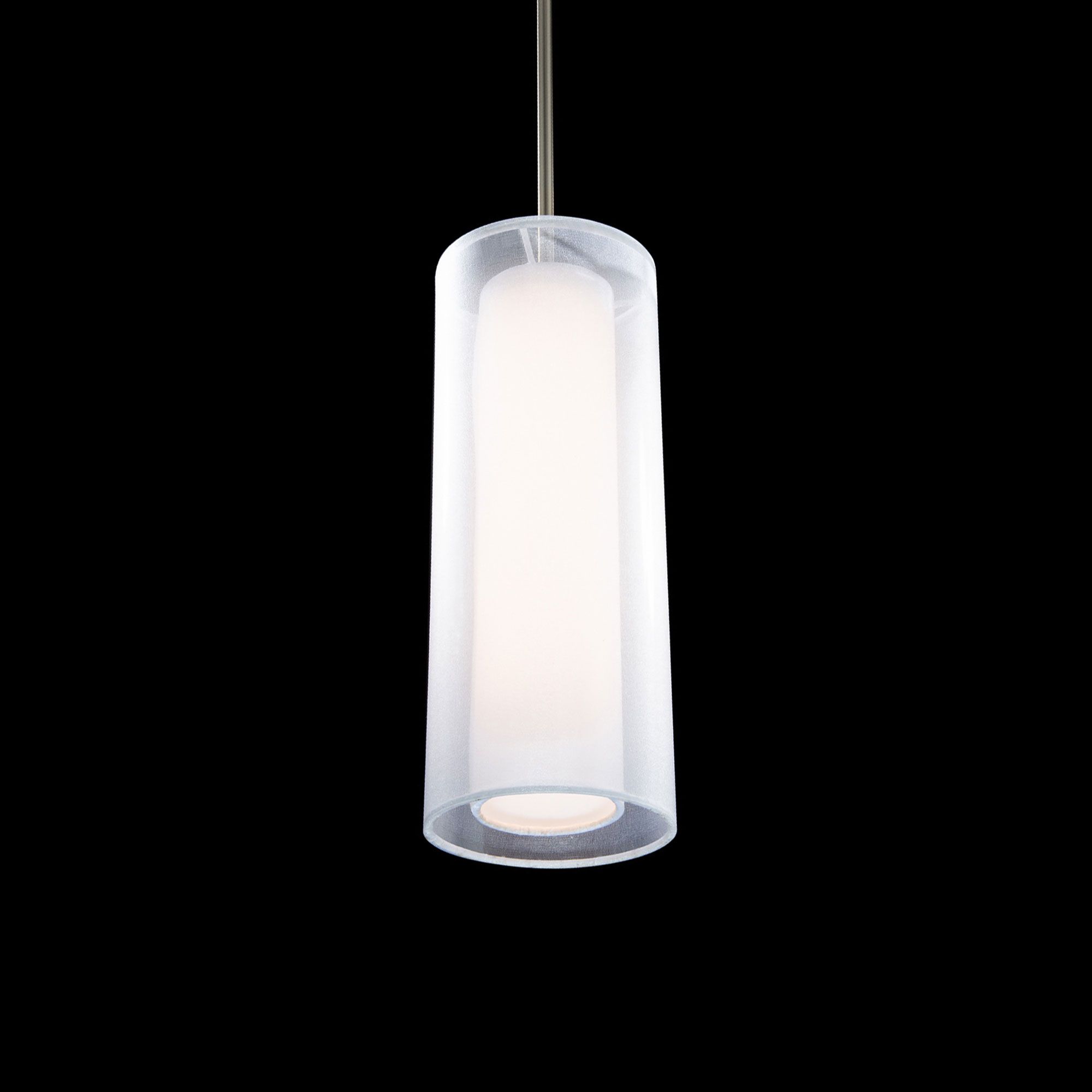 Image 5 Modern Forms Metropolis 5"W Brushed Nickel LED Mini Pendant more views