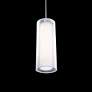 5_Modern Forms Metropolis 5"W Brushed Nickel LED Mini Pendant more views