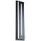 Modern Forms Midnight 26" High Black LED Outdoor Wall Light