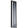 Thumbnail3 of Modern Forms Midnight 26" High Black LED Outdoor Wall Light