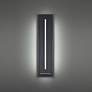 5_Modern Forms Midnight 26" High Black LED Outdoor Wall Light more views