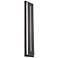 Modern Forms Midnight 36" High Black LED Outdoor Wall Light