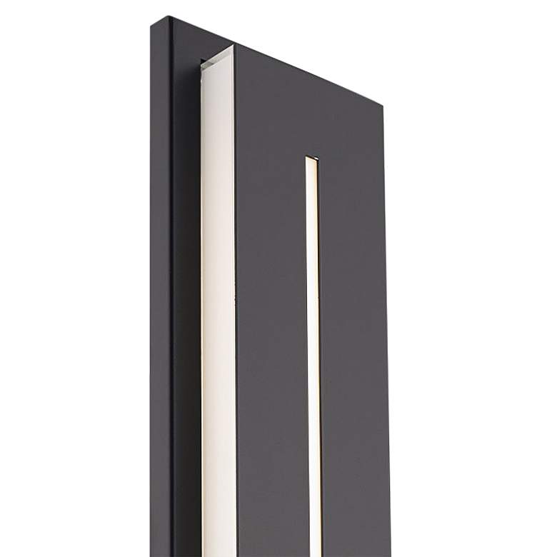 Image 3 Modern Forms Midnight 36" High Black LED Outdoor Wall Light more views