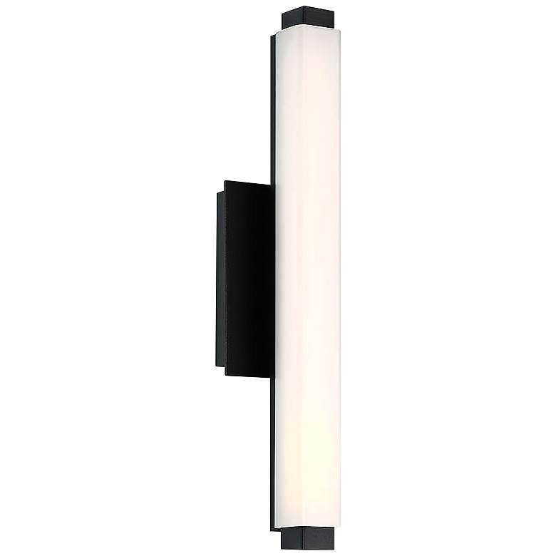 Image 1 Modern Forms Mini Vogue 12 inchW Black LED Bath Light