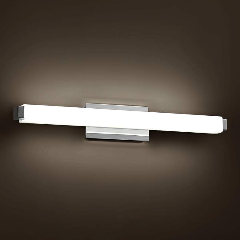 Image 1 Modern Forms Mini Vogue 18" Wide Chrome LED Bath Light
